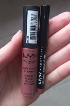 NYX lip combo NYX Professional Makeup Soft Matte Lip Cream - 38 Toulouse NYX Professional Makeup Slim Lip Pencil - 831 Mauve Nyx Mauve Lip Combo, Lip Combos Matte, Mauve Lip Combo, Lip Combo Matte, Matte Lip Combo, Nyx Matte Lip Cream, Nyx Lip Cream, Soft Lipstick