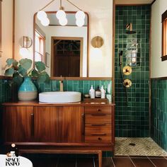 Unlocking the Timeless Beauty of Mid-Century Modern Bathroom Design Mid Century Modern Interior Design Bathroom, Green Mcm Bathroom, Modern Mcm Bathroom, Mid Century Bathroom Renovation, Mcm Boho Bathroom, Mid Century Modern Master Bath, Mid Century Modern Bathrooms, Mcm Bathroom Ideas