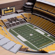 a model of a football stadium is shown in this rendering provided by the university of pittsburgh