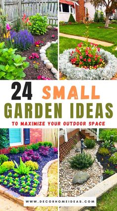 small garden ideas to make your outdoor space look bigger than it is in the yard