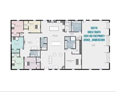 the floor plan for an apartment with two bedroom and one bathroom, including a separate living room