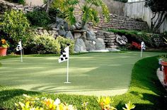 Putting Green Mat | Putting Green | Putting Green Artificial Grass Laying Artificial Grass, Fake Turf, Synthetic Lawn, Green Mat, Artificial Lawn, Fake Grass, Artificial Turf, Small Backyard Patio, Artificial Grass