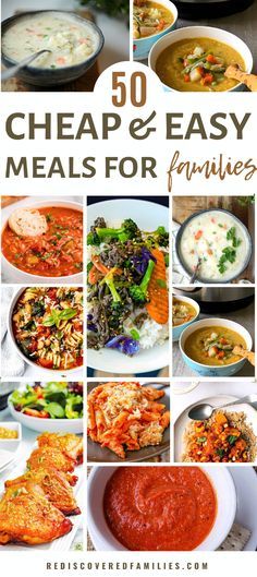 Low Budget Meals Families Dinners, Cheap Family Meals Uk, Family Meals Uk, Really Cheap Meals, Budget Weekly Meal Plan, Quick Easy Cheap Meals, Thrifty Meals, Best Chicken Soup Recipe, Meals For Families