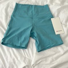 6 Inch Tidal Teal Biker Shorts. Brand New With Tags. Size 4. Sold Out Color. Casual Blue Biker Shorts For Pilates, Blue Shorts For Light Exercise, Blue Functional Shorts For Exercise, Functional Blue Shorts For Light Exercise, Blue Functional Shorts For Light Exercise, Lulu Biker Shorts, Lululemon Biker Shorts, Running Outfits, Tennis Shop