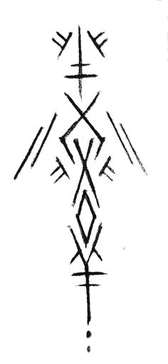 an image of the symbols in black ink