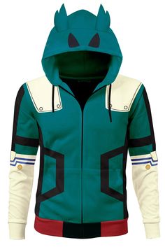 PRICES MAY VARY. Style: Ears Jacket Hoodie Zipper Sweatshirt Battle Suit Outfit Halloween Cosplay Costume for Men Women Material: Polyester. Soft and comfortable to wear. Occasions: Perfect for Halloween, Christmas, theme party, role play, on the stage, photography, holiday, sport, work, home, daily wear, street wear, etc. It's also a great gift for anime lovers. Size: Please check the size information in the "Product Description" carefully when you place the order !!! Features: *With its unique Deku Cosplay, Cosplay Costumes For Men, Hoodie Costume, Suit Cosplay, Battle Suit, Midoriya Izuku, Ear Jacket, Sweatshirt Zipper, Anime Hoodie