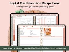 the digital meal planner and recipe book