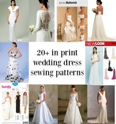 wedding dress sewing patterns for brides and bridal gowns from the new look magazine