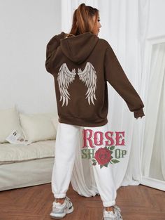 If your size is not in stock please reach out so we can double check for you! For more like this checkout our other listings and ♥ our shop for more discounts, coupons, and latest drops!  https://www.etsy.com/ca/shop/RoseShopbyEve Size up 1-2 sizes for an oversized fit or looser fit! If you are S get M or L for loose/oversized look. If you are L get XL or 2XL. Quality comfortable apparel is guaranteed to make a perfect gift for a loved one or yourself! ♥ Please reach out to us if there is any pr Oversized Y2k Long Sleeve Hoodie, Oversized Y2k Hoodie, Oversized Y2k Hoodie For Fall, Oversized Y2k Style Long Sleeve Hoodie, Oversized Y2k Style Hoodie For Fall, Oversized Y2k Hooded Top, Oversized Y2k Sweatshirt For Fall, Fall Crew Neck Y2k Hoodie, Oversized Y2k Cotton Sweatshirt