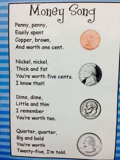 money song for kids to play in the classroom or at home with their own coins