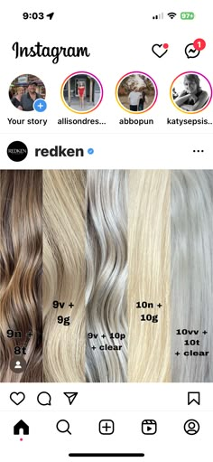 Bright Golden Blonde Shades Eq Formula, 10gro Shades Eq, 9vg Shades Eq, Butter Blonde Shades Eq Formula, Toners For Blonde Hair, Redken Gloss, Blonde Recipes, Foilayage Hair, Blonde Toners