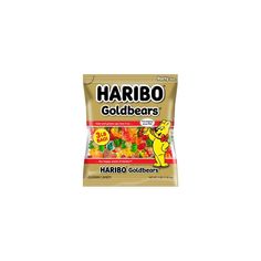 a bag of harbo gold bears gummy bears on a white background with the text harbo gold bears