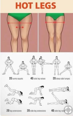 a poster showing how to do an exercise for legs and butts with the instructions below