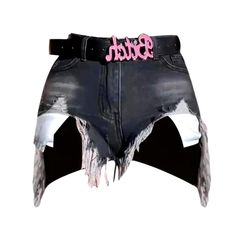 Introducing the 2023 Spring-Summer Collection's most stylish urban damaged denim mini skirt ââ‚?perfect for making a statement! Crafted from tall-quality denim. this medium-waist piece brings together grunge elegance and contemporary vogue with its iconic distressed pattern. zipper & button closure. and sleek slim fit. Show off your rock-n-roll attitude and rock it with combat boots or heels. graphic tees. or delicate blouses; it's versatile. chic. and undeniably enchanting.Key Highlights: Grung Y2k High Waist Mini Skirt For Streetwear, Grunge Mini Denim Skirt For Streetwear, Grunge Mini-length Bottoms For Streetwear, Grunge High Waist Denim Mini Skirt, Trendy Short Denim Skirt With Built-in Shorts, Trendy Fitted Denim Jean Shorts, Trendy Cutoff Denim Skirt With Built-in Shorts, Grunge High Waist Mini Skirt For Streetwear, Y2k Style Mini Length Summer Bottoms