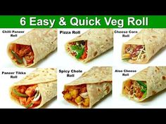 six easy and quick veggie roll instructions for beginners to learn how to make them