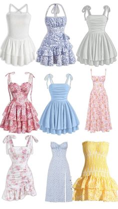 Greece Fits, Sweet 16 Outfits, Cute Short Dresses, Preppy Summer Outfits, Fits Aesthetic, Cute Dress Outfits, Casual Preppy Outfits, Looks Party, Trendy Outfits For Teens