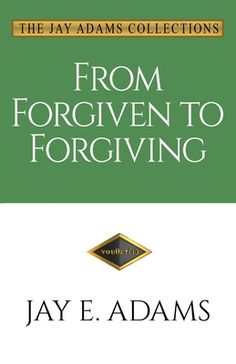 Just "forgive and forget." You should apologize when you mess up. If you forgive you will feel better. Don't wait until you are asked before you forgive. Forgive only when you are sure the offender is sincere. If you think any of these statements are good advice, you need to read this book! Understanding what the Bible teaches about forgiveness, between those who have been forgiven much, is essential to God-honoring relationships. Sadly, many believers settle for the world's substitutes or sinfu Books About Forgiveness, Learning To Forgive, Forgive One Another, Jay Adams, Question Sign, Biblical Encouragement, Forgive And Forget, To Forgive, Family Parenting