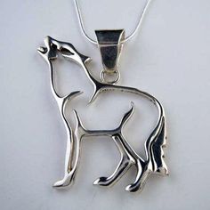 Dolphin Pendant Necklace Sterling Silver – Jamies Horse Jewelry Animal Jewelry Pendants, Wolf Jewelry Silver, Wolf Necklace With Poem, Sterling Silver Wolf Necklace, Wolf Pendant Necklace, Wolf Pendant, Pewter Jewelry, Wolves Pendants, Wolf Necklace