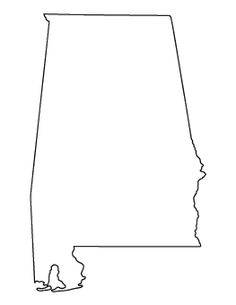 a black and white outline of the state of mississippi