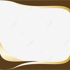 a brown and white background with gold border