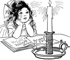 Girl and candle | ClipArt ETC Book Inspired Candles, Candle Clipart, Cool Art Projects, Unique Drawings, Ink In Water, Embroidery Transfers, Free Homeschool, Holiday Candles, Black And White Drawing