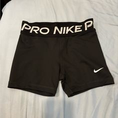 Brand New Condition Size M Make Offers! Black Nike Pros, Birthday Inspo, Nike Pro Shorts, Nike Athletic Shorts, Nike Tennis Dress, Nike Running Shorts, Workwear Jacket, Training Shorts, Black Nike