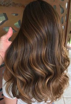 Wave Hairstyle, Wavy Hairstyle, Brunette Balayage Hair, Beautiful Hair Color, Hairstyle Gallery