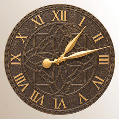 a clock with roman numerals on the face