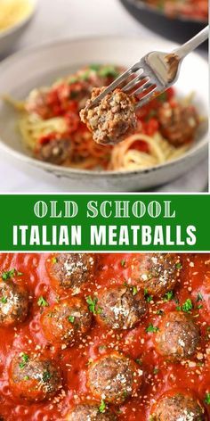 an image of old school italian meatballs