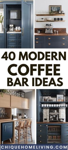 the top ten modern coffee bar ideas to try out for your home or office space