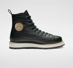 Converse Chuck Taylor Crafted Boot 162355c Men's Size 8 Black Light Fawn Ctas Ds Chuck Taylor Black, Converse Boots, Galaxy Converse, Hiker Style, Galaxy Vans, Style Converse, High Top Boots, Converse Style, New Converse