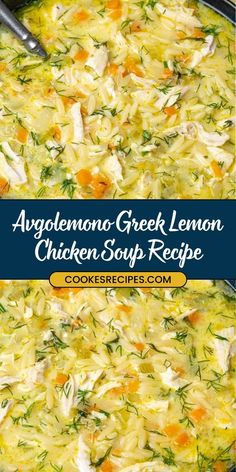 Soup Recipes Lemon Chicken Orzo, Greek Lemon And Chicken Soup, Lemony Chicken Feta Meatball Soup With Spinach, Greek Lemon And Rice Soup, Green Lemon Chicken Soup, Creamy Lemon Dill Chicken Soup, Greek Lemon Soup Crockpot, Greek Lemon Chicken Soup Avgolemono Crockpot, Chicken Lemon Rice Greek Soup