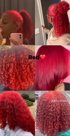 Cute Colors To Dye Your Hair, Diy Red Hair, Red Hair On Black Women, Colors To Dye Your Hair Black Women, Hair Dye Ideas Black Women, Concert Outfit Black Women, Concert Outfit Black, Colors To Dye Your Hair, Red Hair Dye