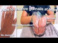 Diy Remove Gel Nails At Home, Gel Manicure Removal At Home, Soak Off Gel Polish, Doing Your Own Gel Nails At Home, Gel Nail Removal Diy, Gel Nail Polish Remover Diy, Taking Gel Nails Off At Home, How To Soak Off Gel Nails At Home, How To Soak Off Gel X Nails