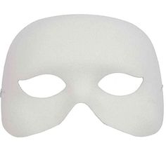 This white matte 1/2 mask is perfect for Mardi Gras, Christmas, masquerades, superheroes, Halloween, cosplay and other fun events. Try it as an angel, animal or other fun character. Other costumes and accessories are sold separately on our page – subject to availability. White Mask Costume Accessories For Cosplay, White Mask For Cosplay, White Full Face Mask For Masquerade, White Eye Mask For Cosplay, White Cosplay Costume Mask, White Full Face Mask For Cosplay, White Eye Mask For Mardi Gras, White Costume Accessories For Carnival, White Carnival Eye Mask