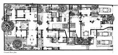 the floor plan for a house with several rooms