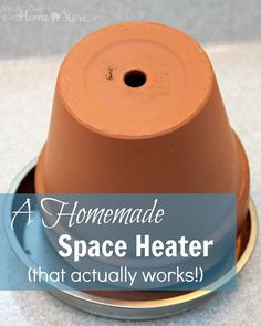 Space Heater Diy, Homemade Heater, Diy Heater, Emergency Prepardness, Emergency Preparedness Kit, Ideas Hogar, Emergency Supplies