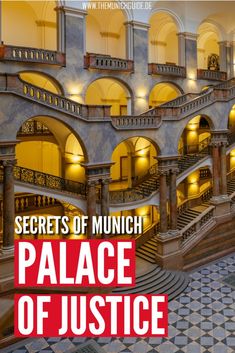 the secrets of munch palace of justice is on display in this advertise