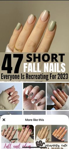 Trendy Fall Nails Short, Nails Short Fall, Nails 2023 Fall, Fall Nails Short, Fall Nails Inspiration, Fall Nails Trendy, Nails Ideas Autumn, Short Fall Nails, Fall Nails 2023