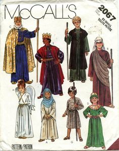 several children's and men's medieval costumes from the catalog, including an adult size costume