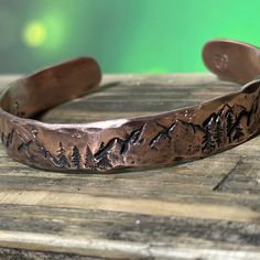 This Cuff Bracelets item by GardensGateJewelry has 1041 favorites from Etsy shoppers. Ships from Ormond Beach, FL. Listed on Oct 4, 2024 Smithing Projects, Mens Copper Bracelet, Handmade Copper Bracelet, Mountains And Trees, Anniversary Keychain, Copper Bracelets, Copper Anniversary, Ormond Beach, Copper Cuff Bracelet