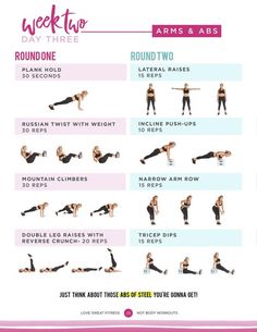 the workout plan for beginners is shown in this poster, which shows how to do it