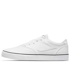 Nike Chron 2 Canvas SB 'Triple White' DM3494-102 (SNKR/Skate/Light/Casual/Low Top/Wear-resistant/Shock-absorbing) Stylish Sneakers, Nike Sb, Low Top, Skateboard, Nike, Canvas, How To Wear, White