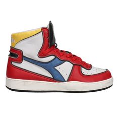 Originating in 1984 to be worn by the champions of Milanese basketball, MI Basket has etched its name in the history of Diadora and Italian sports. $54.95 Luxury Orange High-top Sporty Sneakers, Luxury Orange Leather High-top Sneakers, Multicolor High-top Leather Basketball Shoes, Orange High-top Basketball Sneakers, Leather Mid-top Basketball Shoes With Red Sole, White Sneakers, Casual Sneakers, High Top, The History