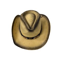 Saddleback Cowboy Hat Features: Tan Color/Tea Stain Color Detail/Black Beaded Band Detail/Paper 100% Size: Womens Os Condition: New With Tags #0785 R-002 Womens Newsboy Cap, Italian Hat, Canada Goose Hat, Olive Hat, Large Brim Hat, Rainbow Hats, Pink Baseball Cap, Black Bucket Hat, Painted Hats