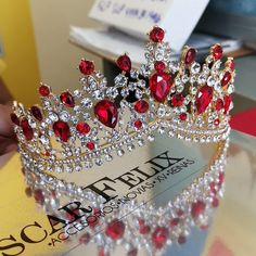 Charro Quinceanera Theme, Red Quinceanera Theme, Red Quince Theme, Quince Crowns, Red And Gold Quince, Quince Crown, Quinceanera Red, Quince Themes