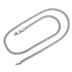 PRICES MAY VARY. 3.5mm Men's Silver Cuban Link Chain - This exquisite silver Cuban link chain for men is meticulously crafted from high-quality stainless steel plated with 925 sterling silver. Unlike substandard metals, sterling silver is gentle on the skin, eliminating any concerns about irritation. It serves as an ideal gift for individuals with sensitive skin. Chain Dimension - The sterling silver necklace boasts a width of 3.5mm, exuding a bold and masculine charm that is perfectly suitable Silver Cuban Link Chain, Jewelry Hip Hop, Chain Necklace For Men, Hip Hop Necklace, Cuban Link Chain Necklaces, Chain For Men, Curb Chain Necklace, Chain For Women, Link Chain Necklace