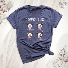 a cow t - shirt with the words cowclus on it