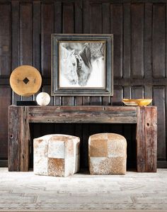 Longhorn Speckled Cowhide Cube Ottoman - American Made - Your Western Decor Ottoman Stools, Adobe Interior, Cowhide Ottoman, Wood Sofa Table, Ranch Decor, Dovetail Joinery, Wood Grain Texture, Cube Ottoman, Wood Sofa