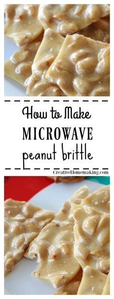 how to make microwave peanut brittles with the words, how to make microwave peanut brittle